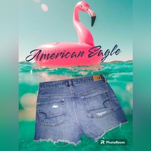 AEO distressed shorts